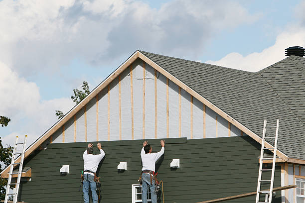 Professional Siding Contractor technician working in Cherryville, PA